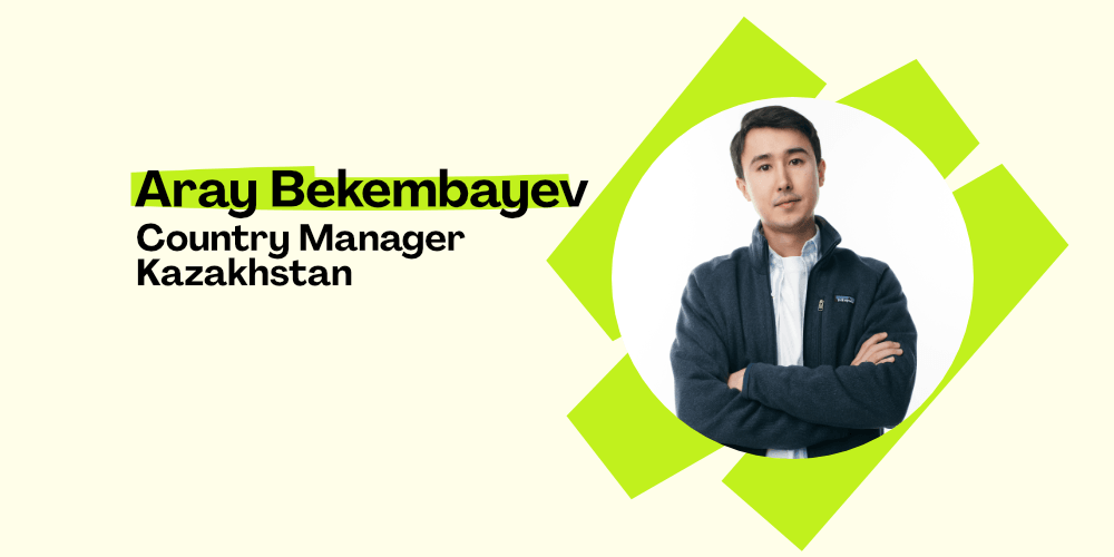 Meet our country manager for Kazakhstan: Aray Bekembayev