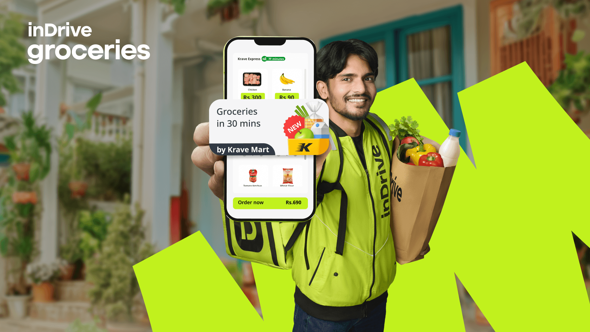 inDrive Launches Grocery Delivery with Krave Mart