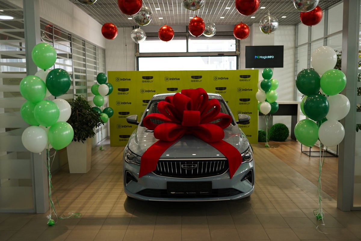 Казахстанец выиграл автомобиль благодаря inDrive