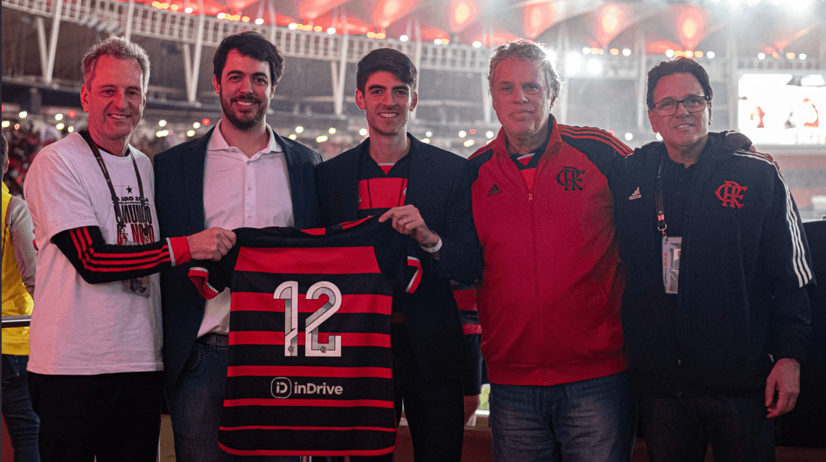 Flamengo e inDrive anunciam parceria para patrocínio das equipes de futebol
